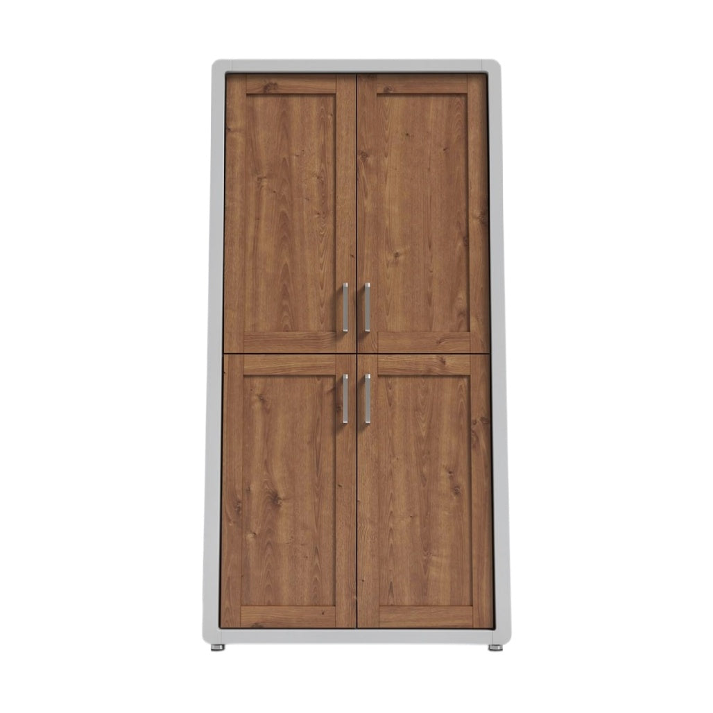 **Armoire contemporaine en bois avec finitions modernes**
