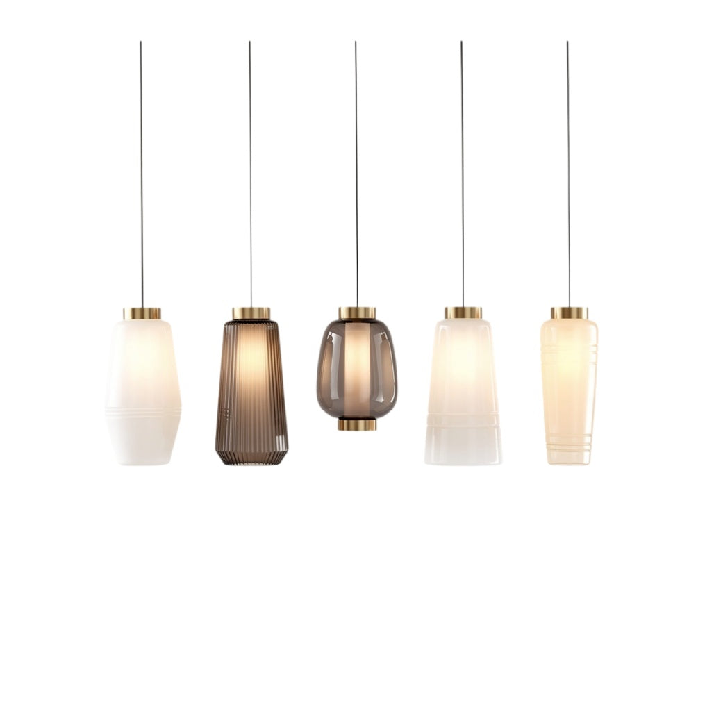 **Suspensions lumineuses modernes en verre : élégance et design contemporain**
